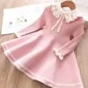 Vestido Infantil Plissado